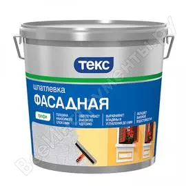 Шпатлевка фасадная профи 8 кг текс 135050