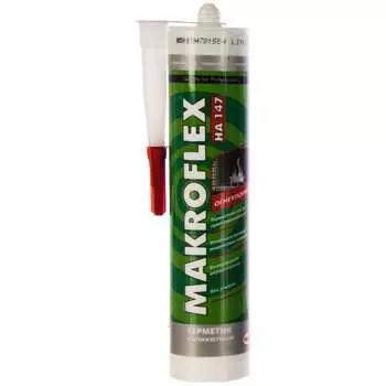 Силикатный огнеупорный герметик makroflex на147 черный 0,3л тов-138640