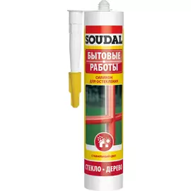 Силиконовый герметик для остекления Soudal