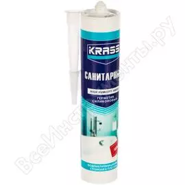 Санитарный силиконовый герметик KRASS