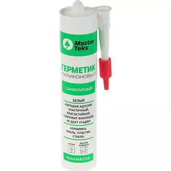 Силиконовый санитарный герметик MASTERTEKS Homemaster 230197