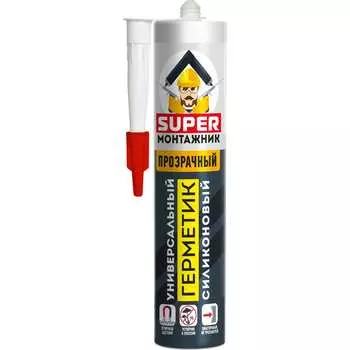 Силиконовый универсальный герметик SUPER МОНТАЖНИК SM24CUT