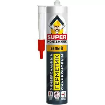 Силиконовый универсальный герметик SUPER МОНТАЖНИК SM24CUW
