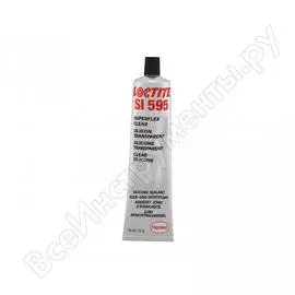 Силиконовый уксусный герметик loctite 595 прозрачный, 100мл 2061823