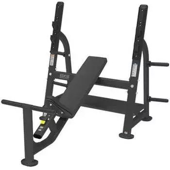 Силовая наклонная скамья для жима Bronze gym