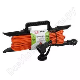 Силовой удлинитель ЭРА UFx-1e-3x0.75-10m-IP44 Б0046825