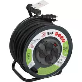Силовой удлинитель ЭРА RMx-4es-3x2.5-50m-IP44 Б0052919