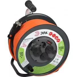 Силовой удлинитель ЭРА RMx-4es-3x2.5-30m-IP44 Б0052920