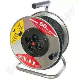 Силовой удлинитель на катушке LUX К4-Е-50 4606400419457
