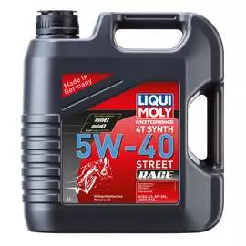 Синтетическое масло 4T для четырехтактных мотоциклов LIQUI MOLY Motorbike 4T Synth Street Race 5W-40 1685