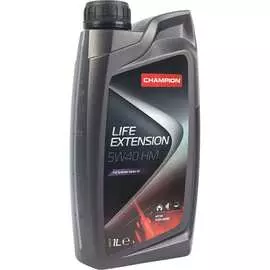 Синтетическое моторное масло CHAMPION LIFE EXTENSION HM 5W40, SN/CF, A3/B4-16 8227448