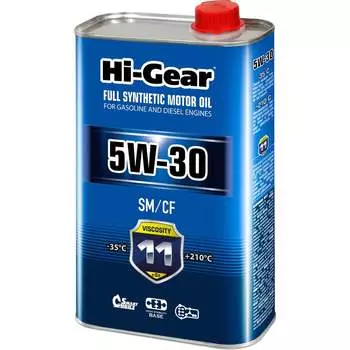 Синтетическое моторное масло Hi-Gear 5W-30 SM/CF HG0030
