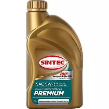 Синтетическое моторное масло Sintec premium sae 5w-30 api sn, 600130