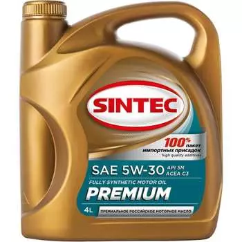 Синтетическое моторное масло Sintec
