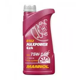 Синтетическое трансмиссионное масло MANNOL MAXPOWER 4x4 75W140 1236