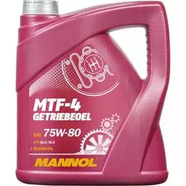 Синтетическое трансмиссионное масло MANNOL MTF-4 GETRIEBEOEL 75W80 81044