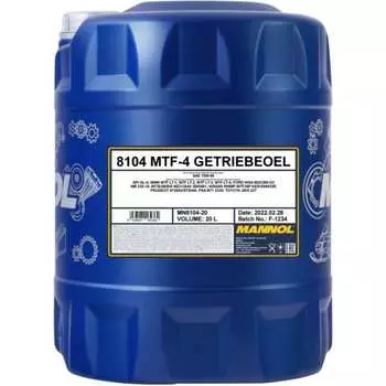 Синтетическое трансмиссионное масло MANNOL MTF-4 GETRIEBEOEL 75W80 1944