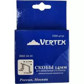 Скобы для мебельных степлеров vertextools