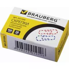 Скрепки BRAUBERG