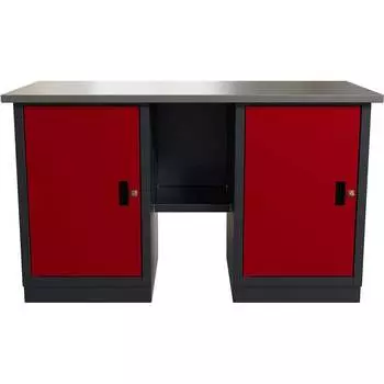 Слесарный двухтумбовый верстак IRONMEBEL worky wk-0/wk-0 M-IM00171K