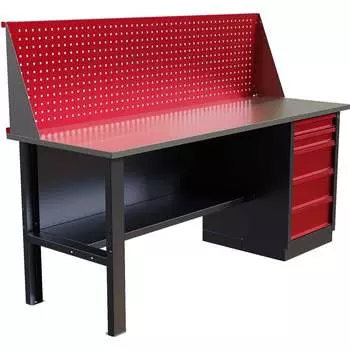 Слесарный однотумбовый верстак IRONMEBEL worky WK-5 M-IM00164K