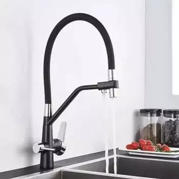 Смеситель для кухни MATRIX Filter SMF-323357/BK э0368