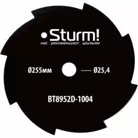 Стальной нож для бензотриммера Sturm