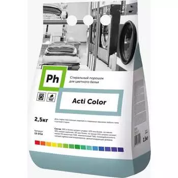 Стиральный порошок для цветного белья Ph Acti Color 13-3714