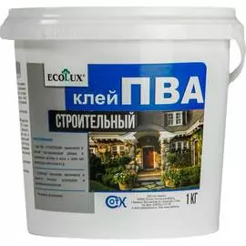 Строительный клей ПВА Ecolux 4607133681241