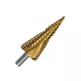 Ступенчатое сверло по металлу D.BOR SPIRAL SDSP-TIN-04-40-10