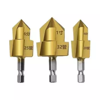 Ступенчатое трехлезвийное подъемное сверло Vitatools sverlo-trehlezviynoe-hss-20-25-32-mm-stupenchatoe