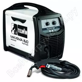 Сварочный полуавтомат telwin maxima 160 synergic 230v 816085