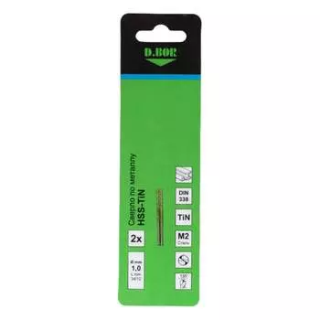 Сверло по металлу D.BOR D-TD-338-TIN-010-02