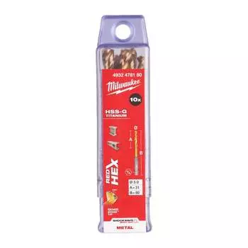 Сверло по металлу Milwaukee RedHEX 4932478180
