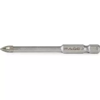 Сверло по стеклу и керамике RAGE QUADRO-X HEX 5 мм rage by 554071