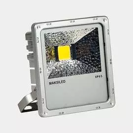 Светодиодный прожектор MAKSILED ML-FL-FIN-20W SILVER CORPUS