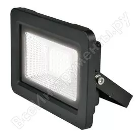Светодиодный прожектор uniel ulf-f19-30w/4000k ip65 175-250в black ul-00005152