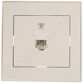 Телефонная розетка Lezard RAIN 703-0202-137