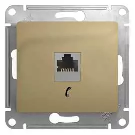 Телефонная розетка Systeme Electric GLOSSA GSL000481T