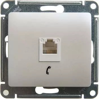 Телефонная розетка Systeme Electric Glossa GSL000681T
