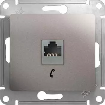 Телефонная розетка Systeme Electric Glossa GSL001281T