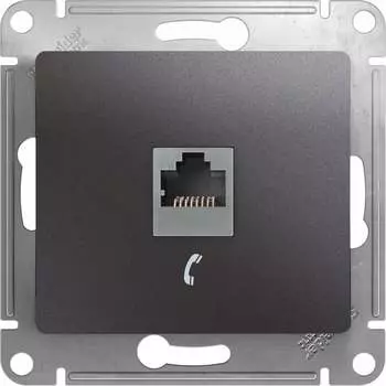 Телефонная розетка Systeme Electric Glossa GSL001381T