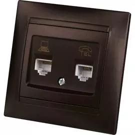 Телефонная розетка TDM ELECTRIC Лама SQ1815-0519