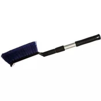 Телескопическая щетка для снега c обрезиненной ручкой 48-61см megapower blue m-71025bl