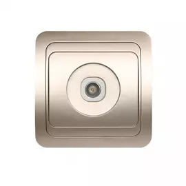 Одноместная телевизионная розетка Smartbuy Марс SBE-02c-S1-TV