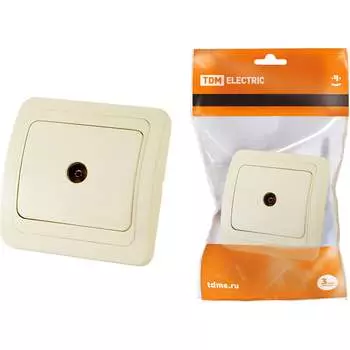 Телевизионная розетка TDM ELECTRIC Валдай SQ1804-0114