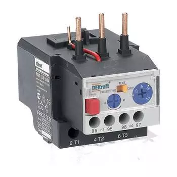 Тепловое реле перегрузки DEKraft РТ03-25-32-6.30A-9.00A 23118DEK