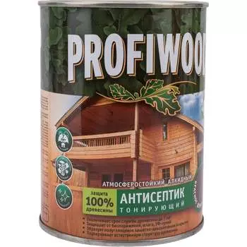 Тонирующий атмосферостойкий алкидный антисептик Profiwood