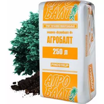 Торфянной нейтрализвоанный грунт для рассады Агробалт Н250