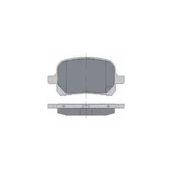 Тормозные колодки SCT sP 274 SP274